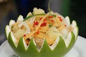 Những món gỏi lạ lùng ở miền Tây khiến thực khách thích thú.