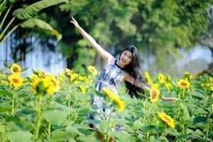 [ Phát hiện ] vườn hoa hướng dương đẹp mê mẩn cách Sài Gòn chỉ 35km 
